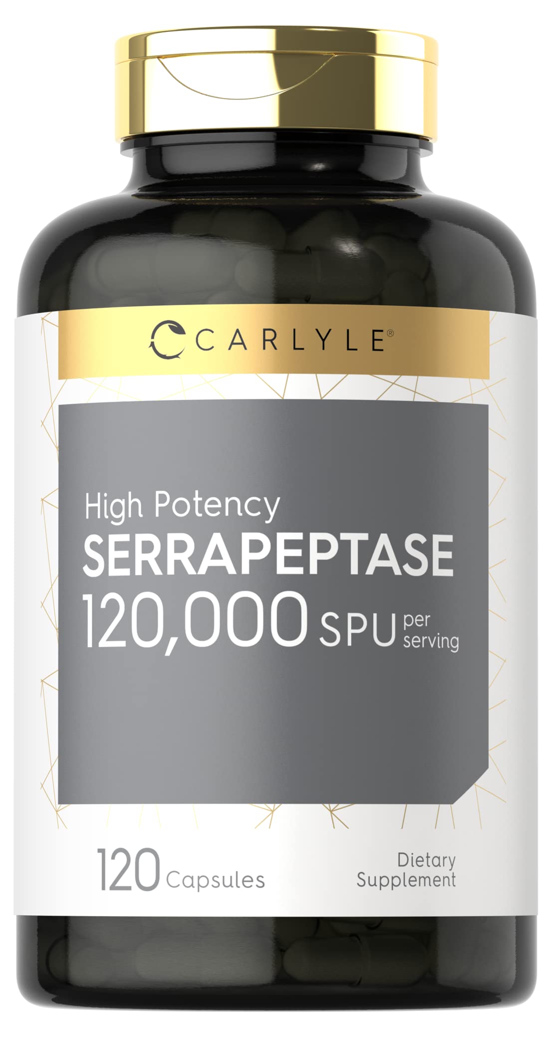 Foto 1 | Suplemento Carlyle Serrapeptase 120000 Spu 120 Cápsulas - Venta Internacional