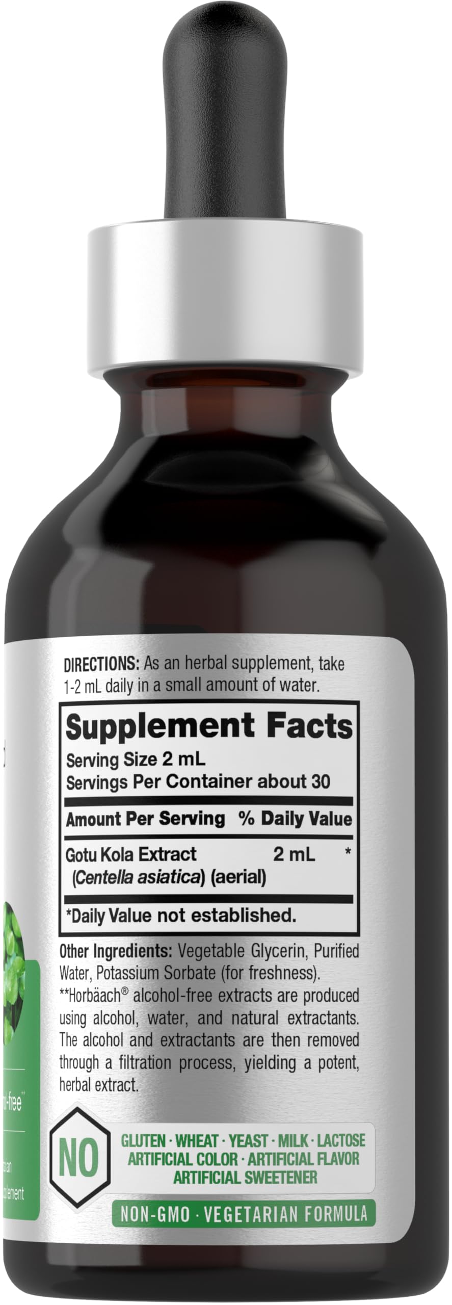 Foto 3 pulgar | Suplemento Horbäach Gotu Kola 60 ml- Venta Internacional