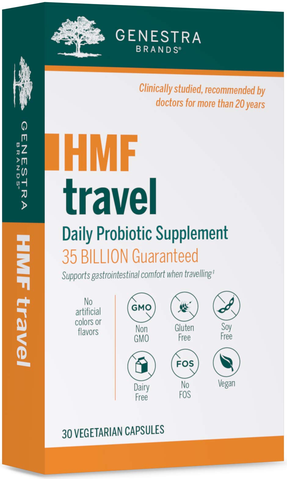 Foto 1 | Probiótico Genestra Brands Hmf Travel 30 Cápsulas - Venta Internacional