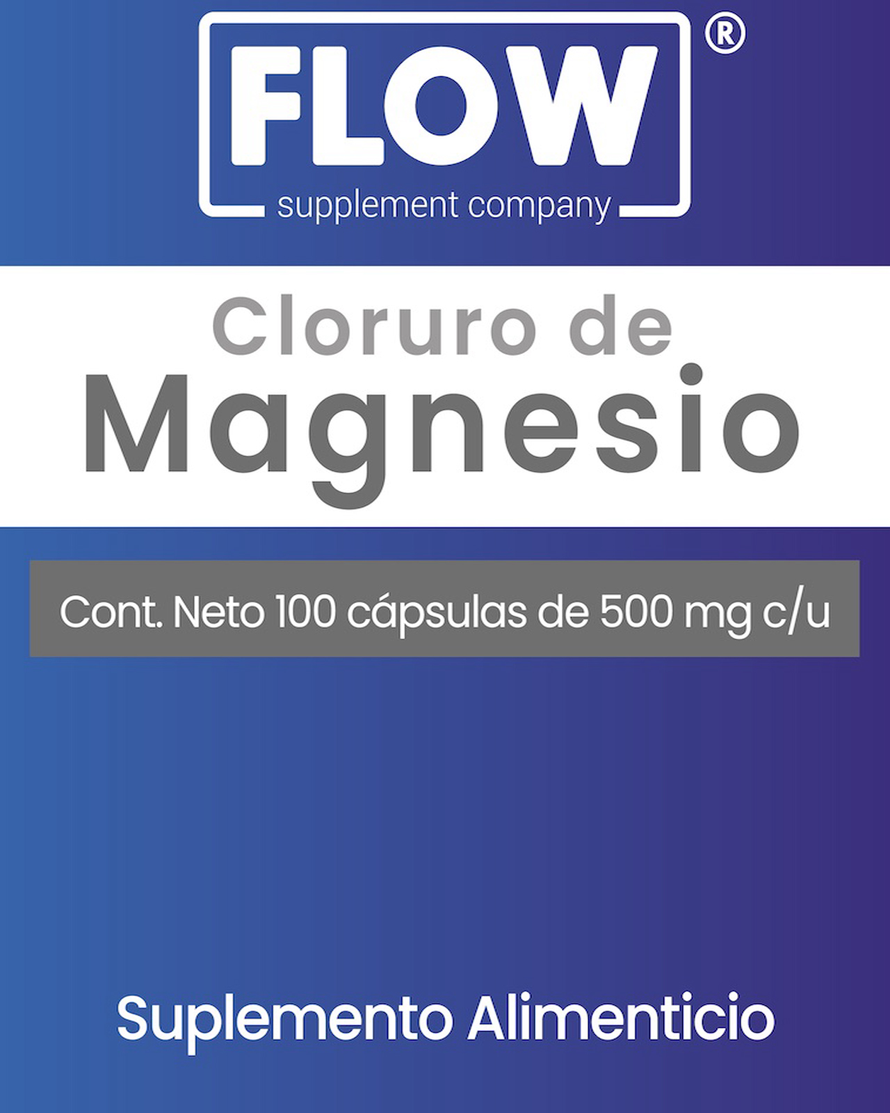 Foto 3 pulgar | Flow Vitaminas Minerales y Suplementos -Cloruro de Magnesio con Vitamina K2 Vitamina D y Calcio 100 Cápsulas de 500 m