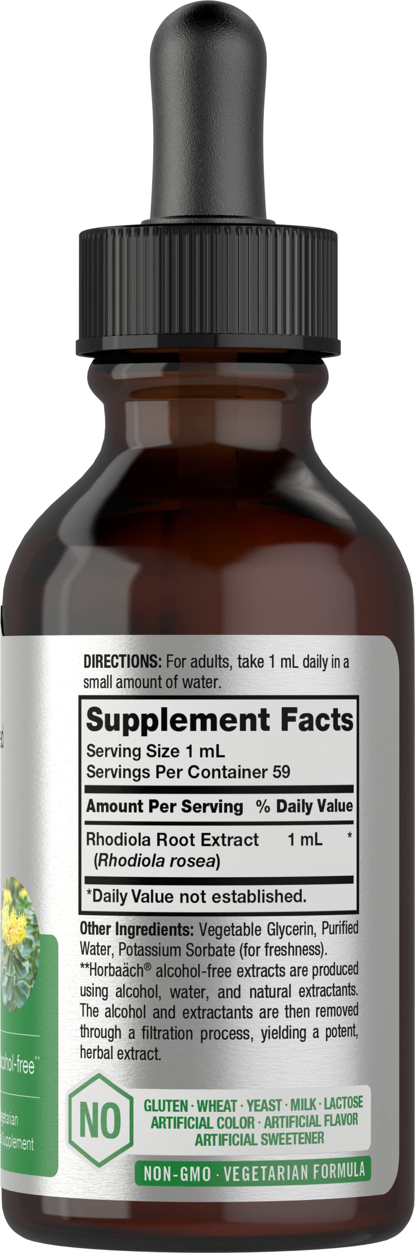 Foto 3 pulgar | Suplemento Horbäach Tintura de Rhodiola Rosea 60 ml- Venta Internacional