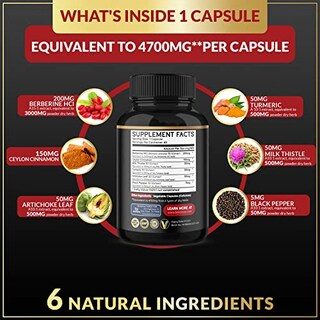 Foto 2 | Suplemento de Berberina 4700 mg más Canela de Ceilán 120 2 Paquetes - Venta Internacional