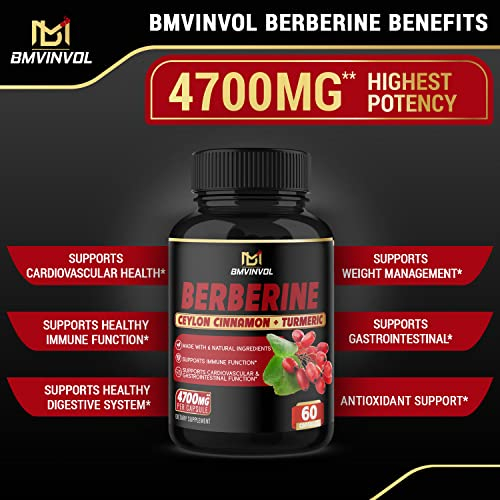 Foto 6 pulgar | Suplemento de Berberina 4700 mg más Canela de Ceilán 120  2 Paquetes - Venta Internacional