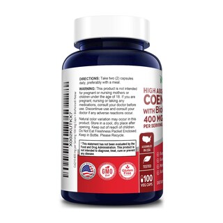 Foto 3 | Suplemento Nusapure Cápsulas Vegetarianas Coq10 400 mg 100 - Venta Internacional