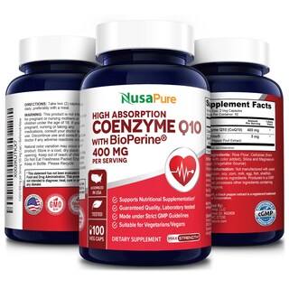 Foto 4 | Suplemento Nusapure Cápsulas Vegetarianas Coq10 400 mg 100 - Venta Internacional
