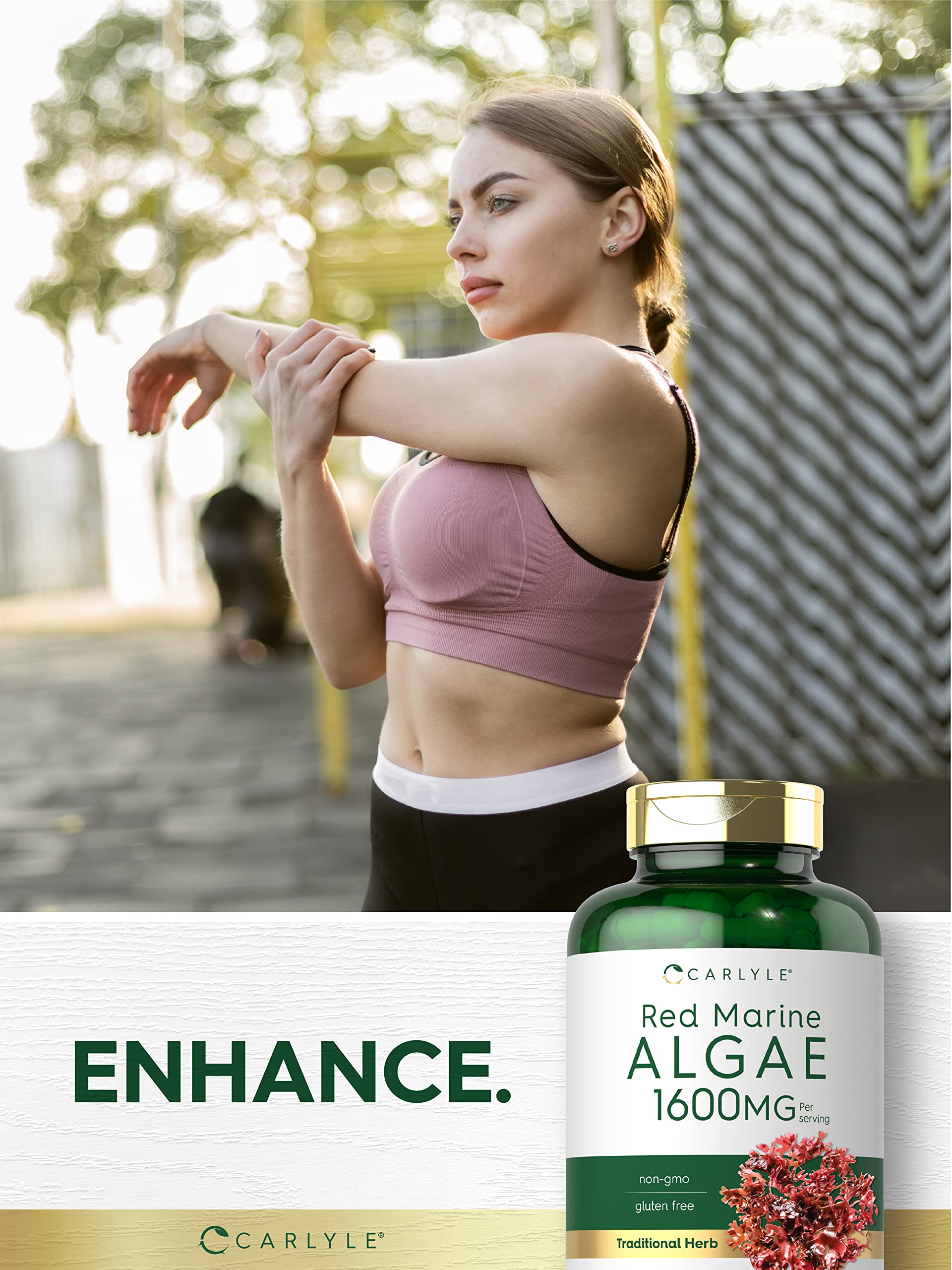 Foto 7 pulgar | Suplemento Carlyle Red Marine Algae 1600 Mg 200 Cápsulas - Venta Internacional