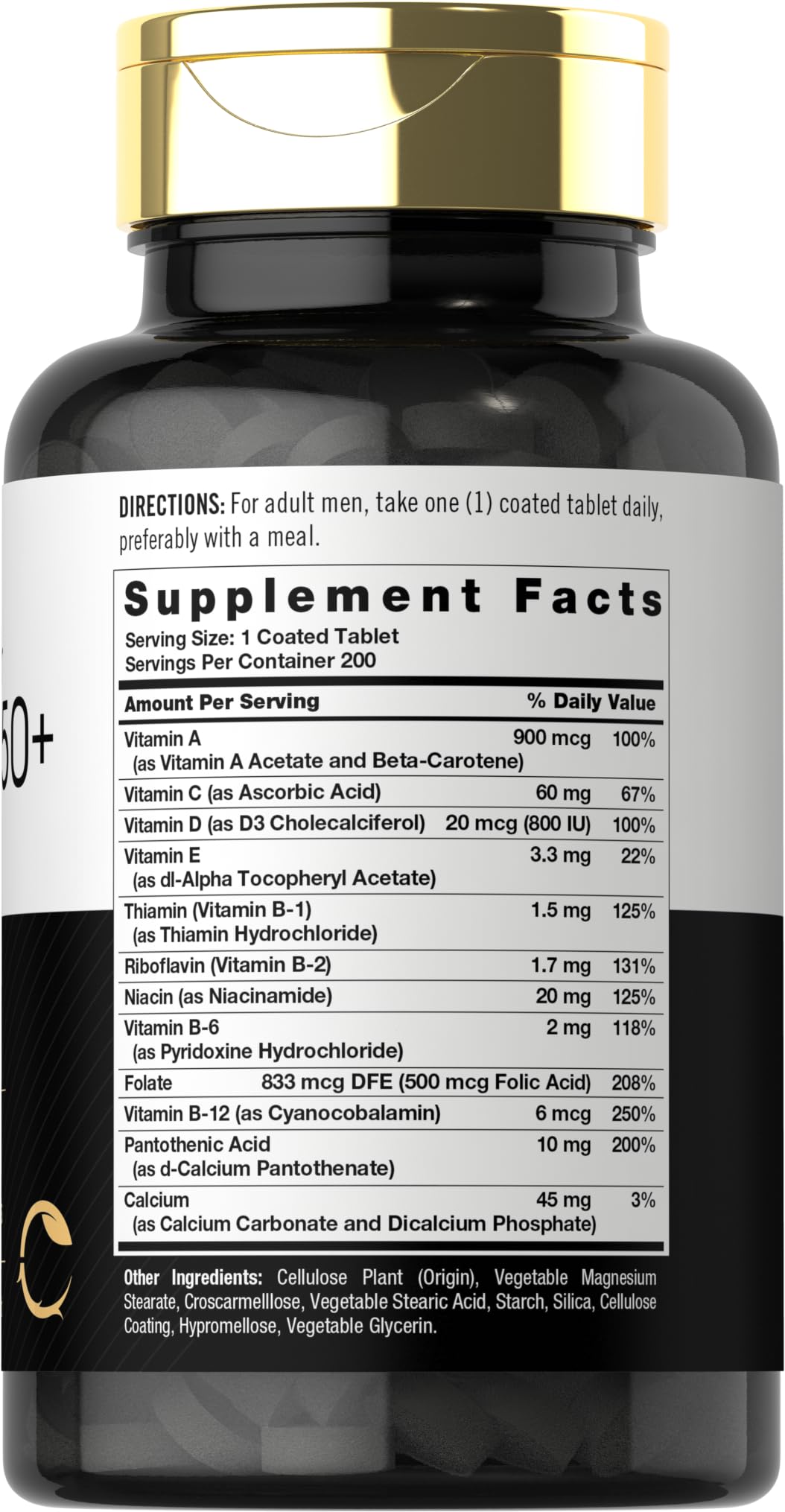 Foto 3 pulgar | Suplemento Multivitamínico Carlyle para Hombres Mayores de 50 Años 200 Comprimidos - Venta Internacional