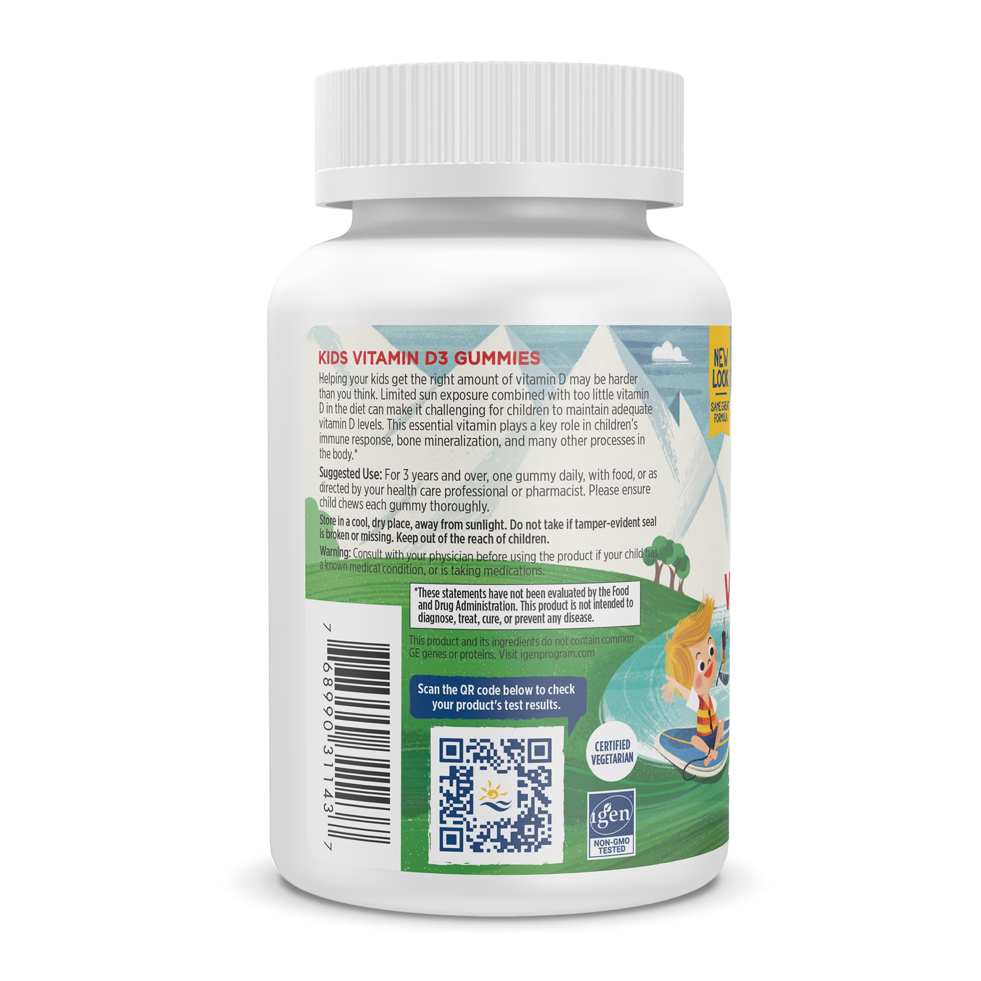 Foto 4 pulgar | Vitamina D3 Nordic Naturals en Gomitas para Niños 400 Iu 60 Gomitas - Venta Internacional