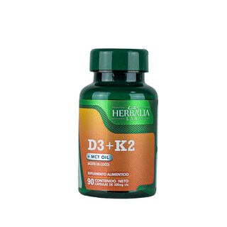 Foto 1 | Herbalia Lab Fórmula Avanzada D3 + K2 Enriquecida con Mct Oil