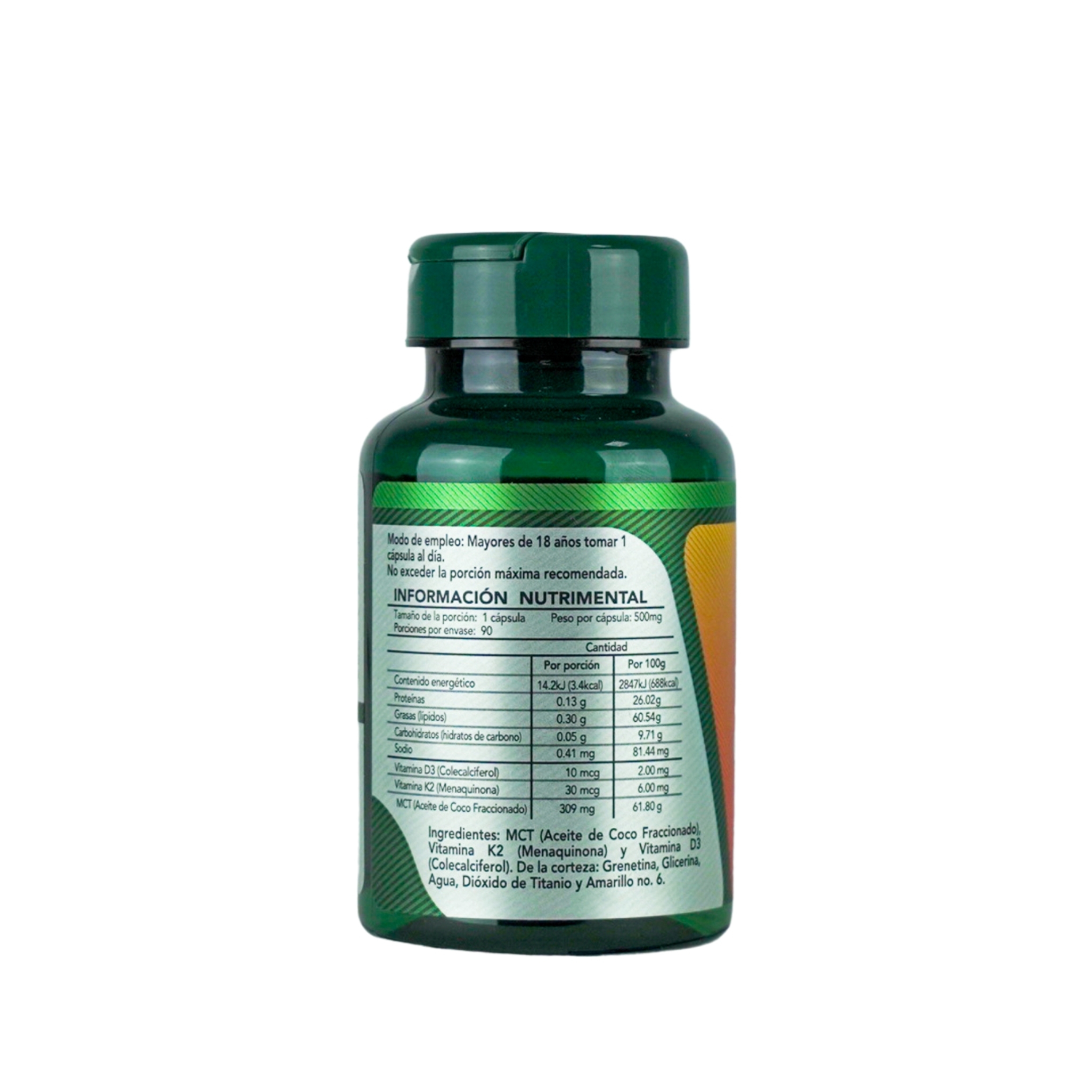 Foto 3 pulgar | Herbalia Lab Fórmula Avanzada D3 + K2 Enriquecida con Mct Oil