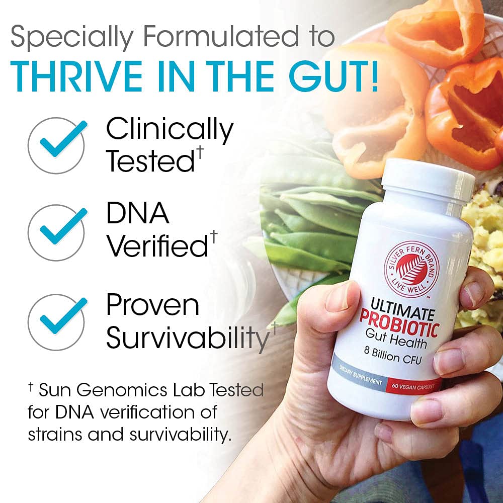 Foto 4 | Suplemento Silver Fern Ultimate Probiotic 120 Cápsulas Vegetarianas - Venta Internacional