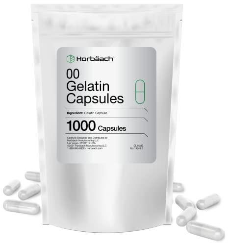 Foto 2 pulgar | Cápsulas De Gelatina Vacías Horbach Tamaño 0 1000 Cápsulas - Venta Internacional