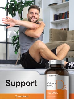 Foto 7 | Suplemento de Calcio Horbäach 600 mg con Vitamina D3 500 Comprimidos - Venta Internacional