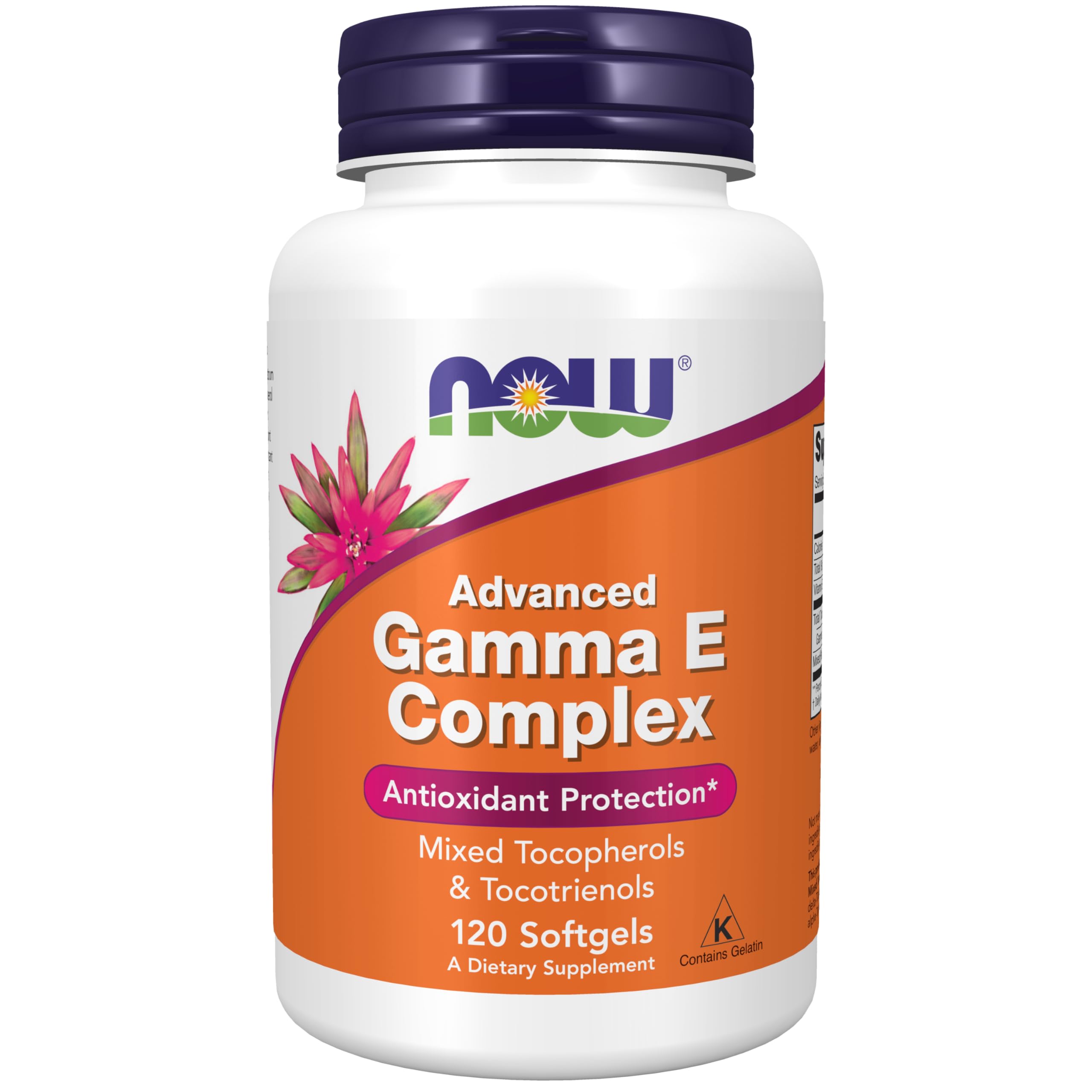 Foto 1 | Suplemento Now Advanced Gamma E Complex 120 Cápsulas Blandas - Venta Internacional