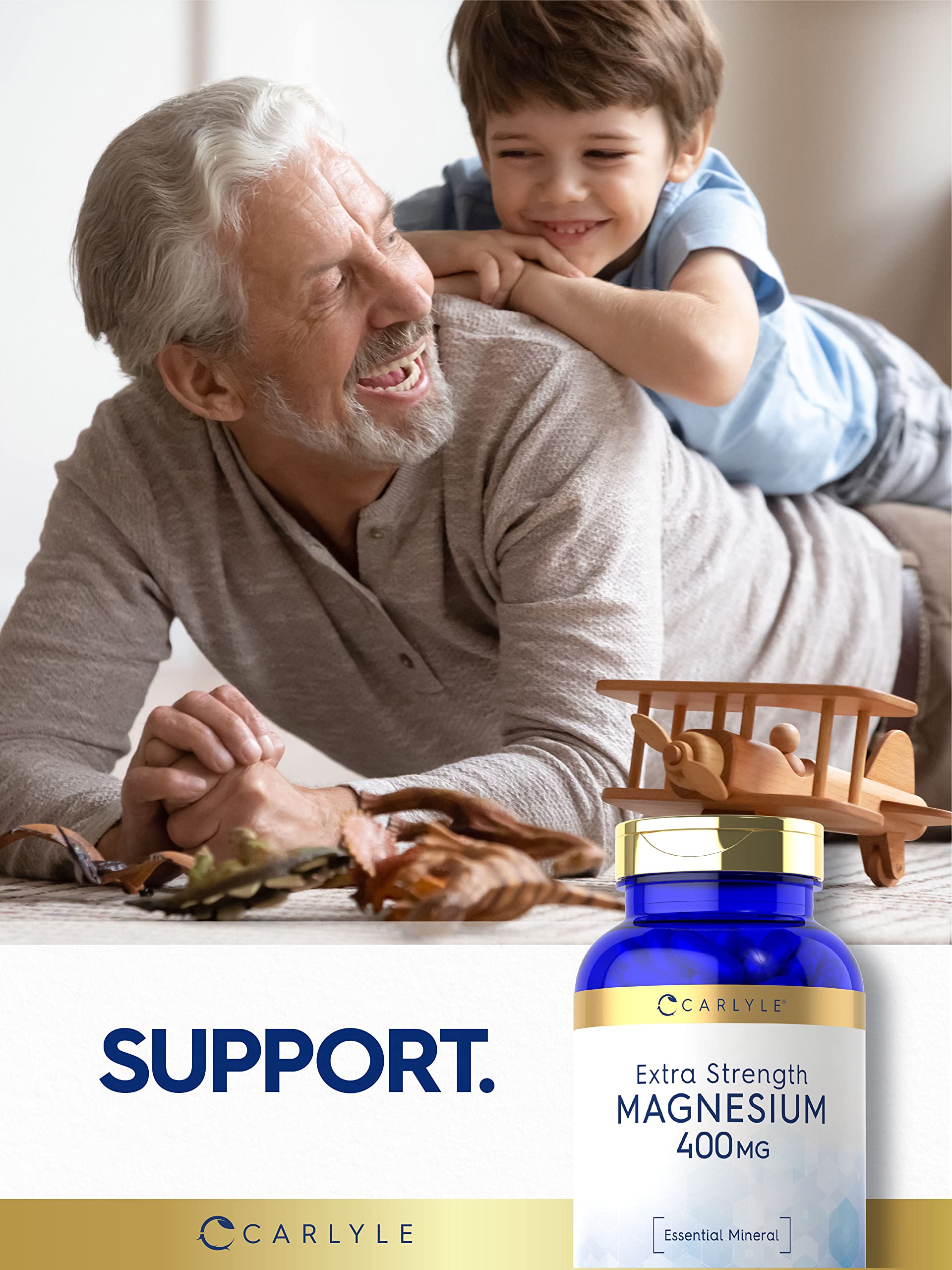 Foto 7 pulgar | Suplemento Óxido de Magnesio Carlyle 400 mg 180 Cápsulas Blandas - Venta Internacional