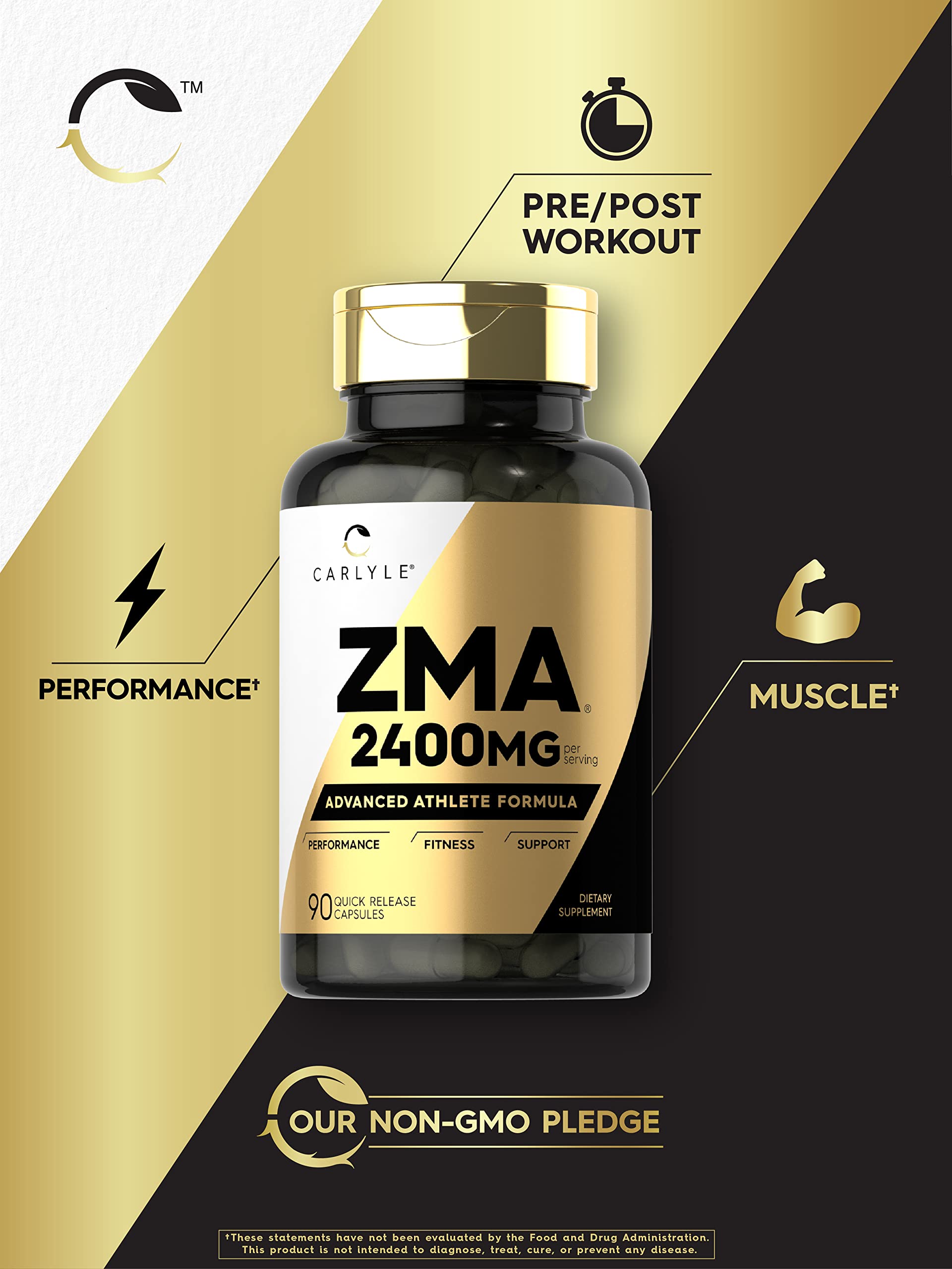 Foto 5 pulgar | Suplemento Carlyle ZMA 2400 mg 90 Cápsulas - Venta Internacional