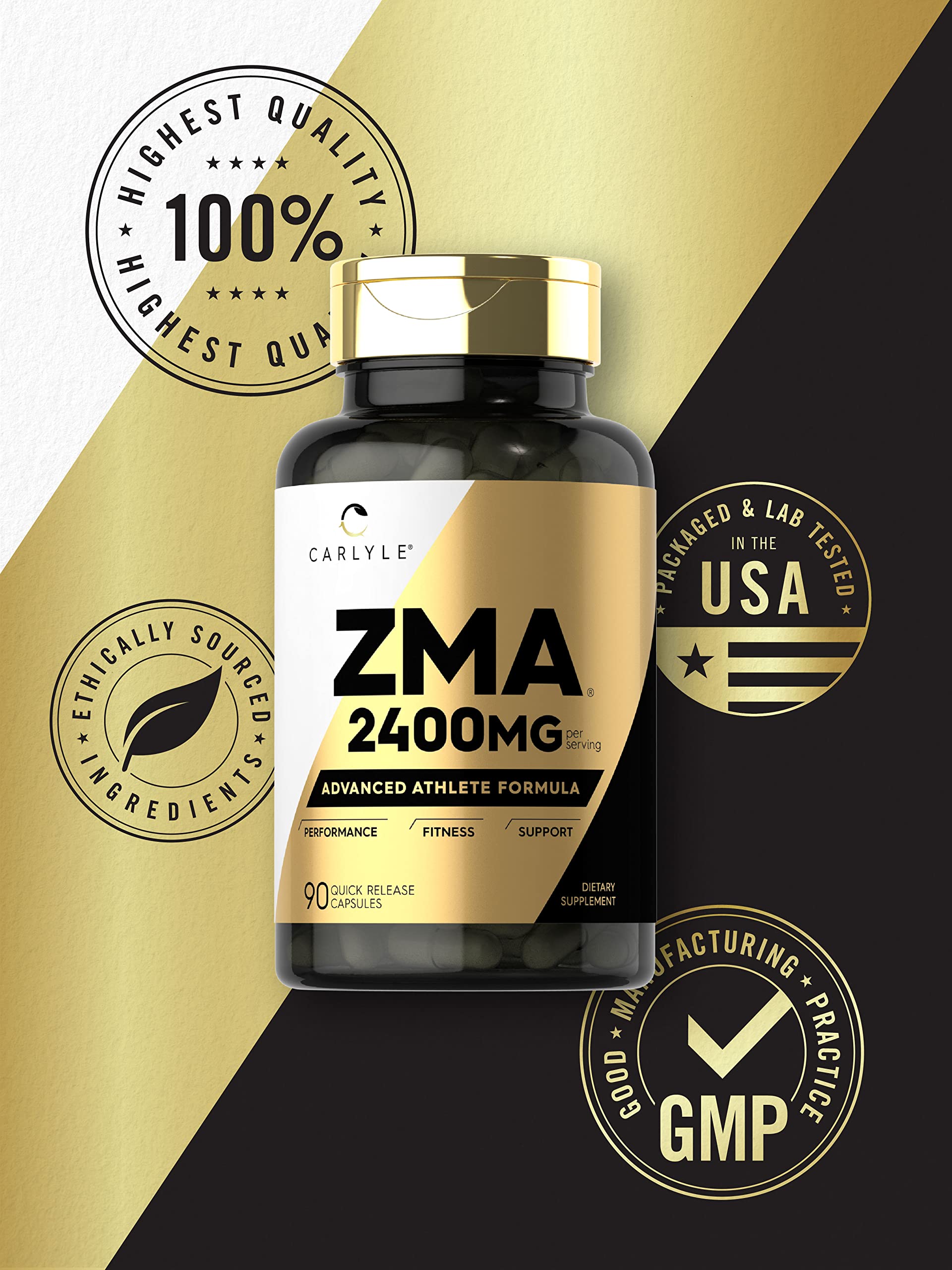 Foto 6 pulgar | Suplemento Carlyle ZMA 2400 mg 90 Cápsulas - Venta Internacional