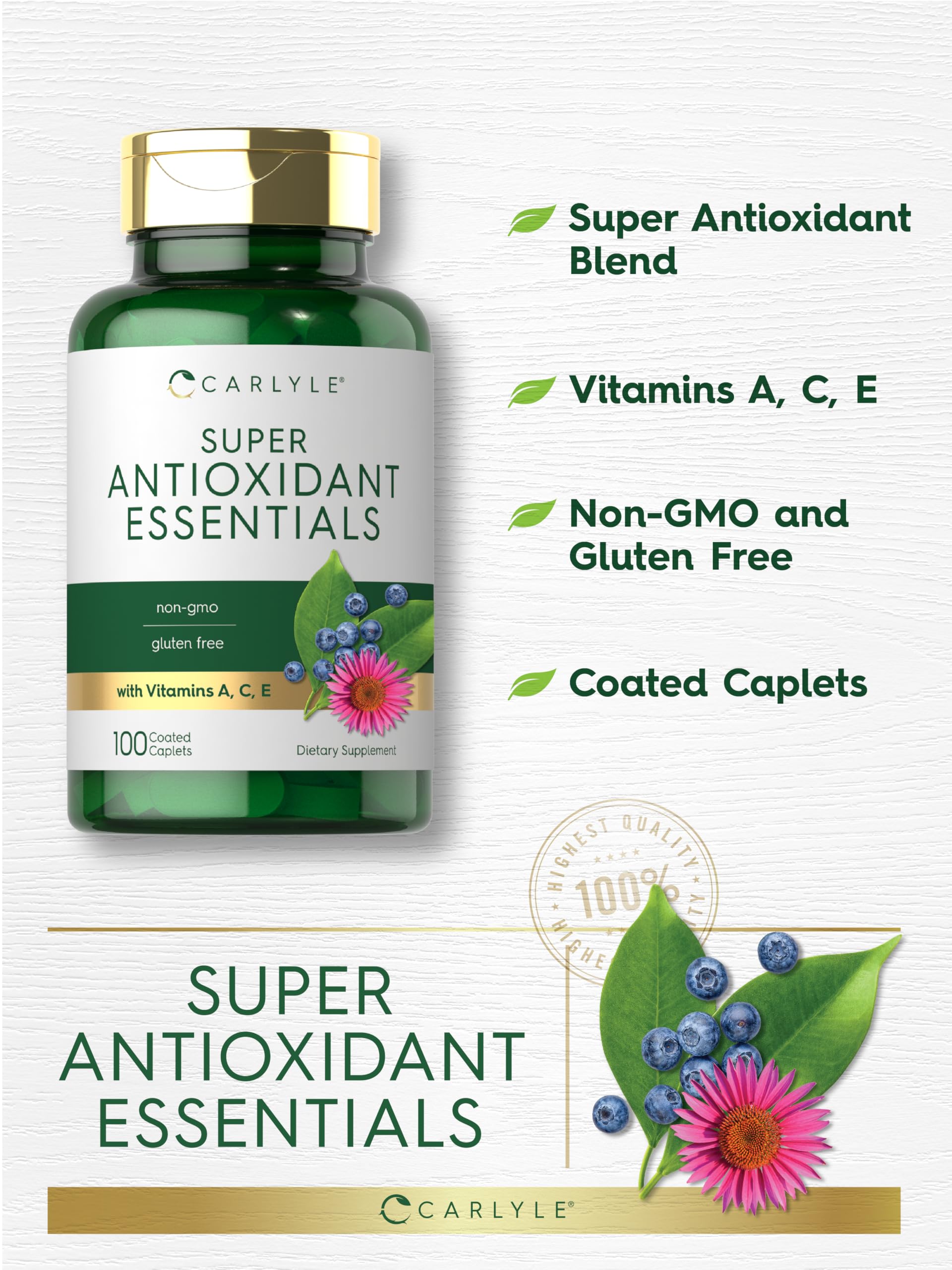 Foto 5 pulgar | Suplemento Antioxidante Carlyle Super Antioxidant Essentials - Venta Internacional