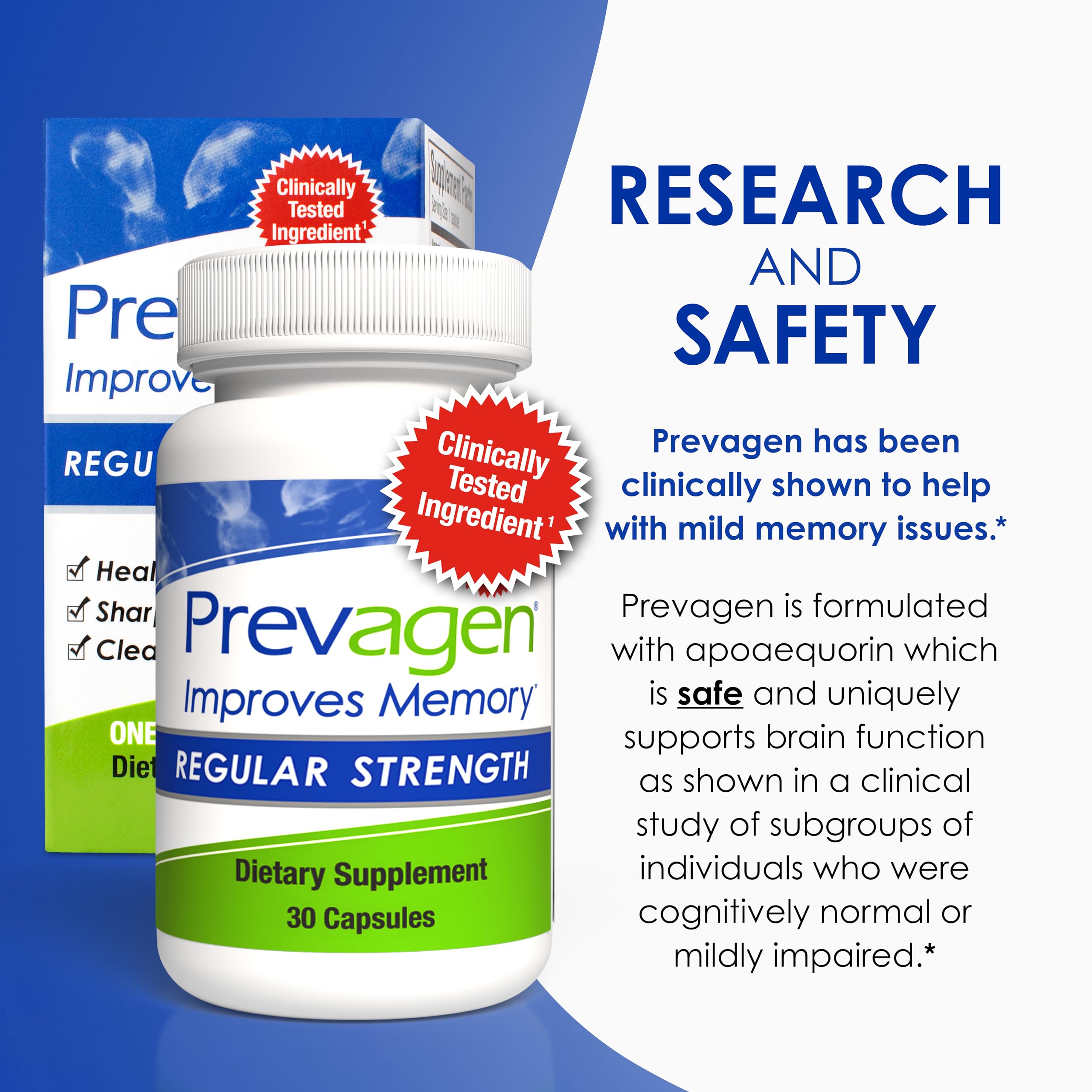 Foto 4 pulgar | Suplemento Cerebral Prevagen Regular Strength 10 mg 30 Cápsulas - Venta Internacional