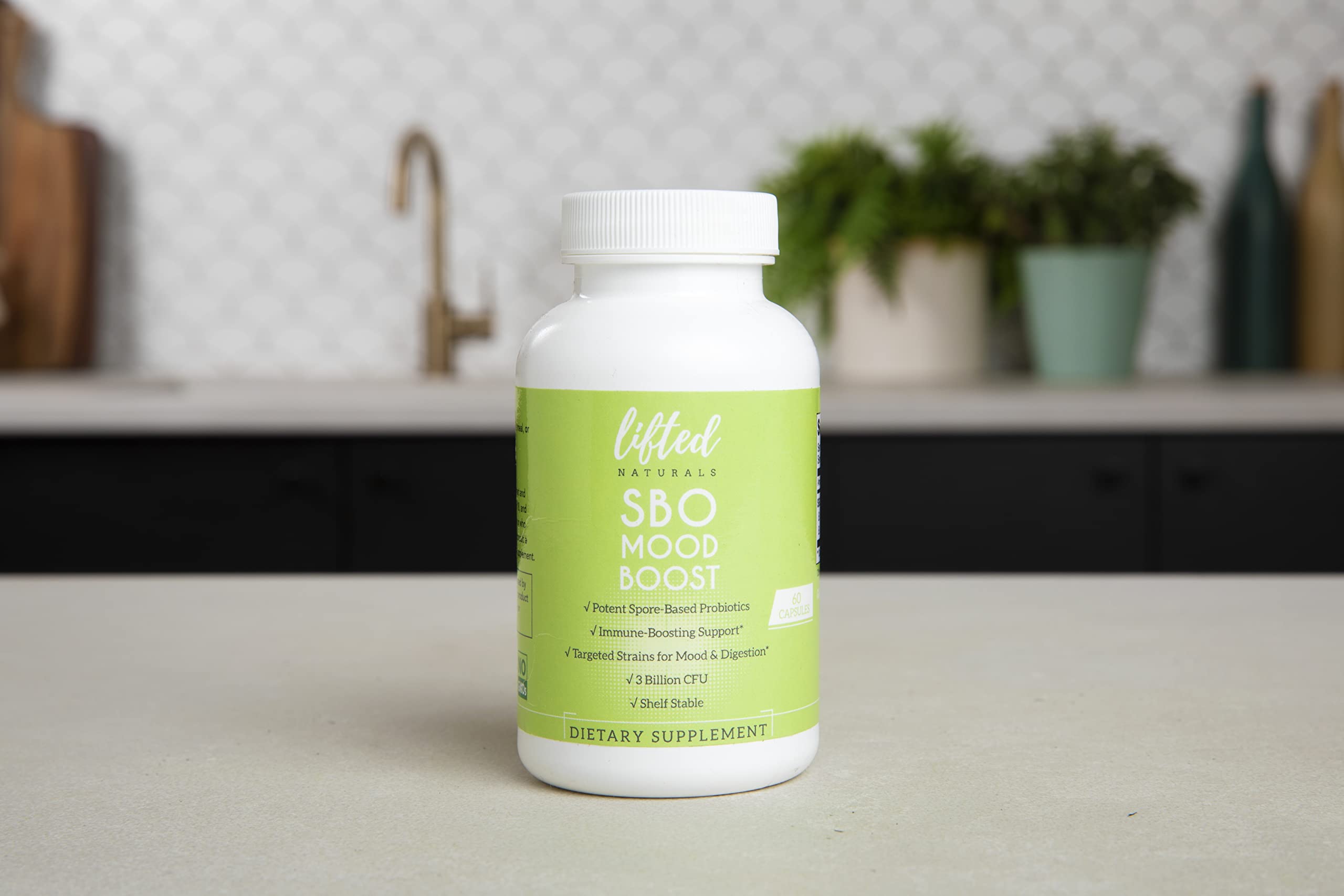 Foto 6 pulgar | Probióticos Lifted Naturals Sbo Mood Boost 3b Cfu 60 Días - Venta Internacional