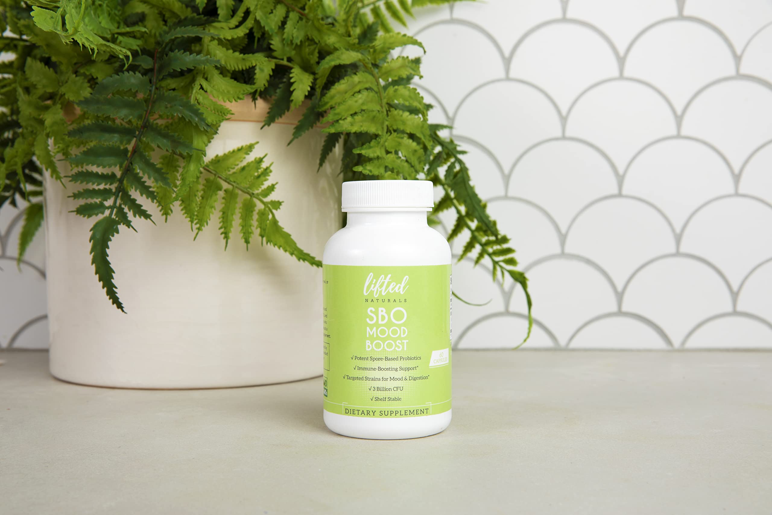 Foto 8 pulgar | Probióticos Lifted Naturals Sbo Mood Boost 3b Cfu 60 Días - Venta Internacional
