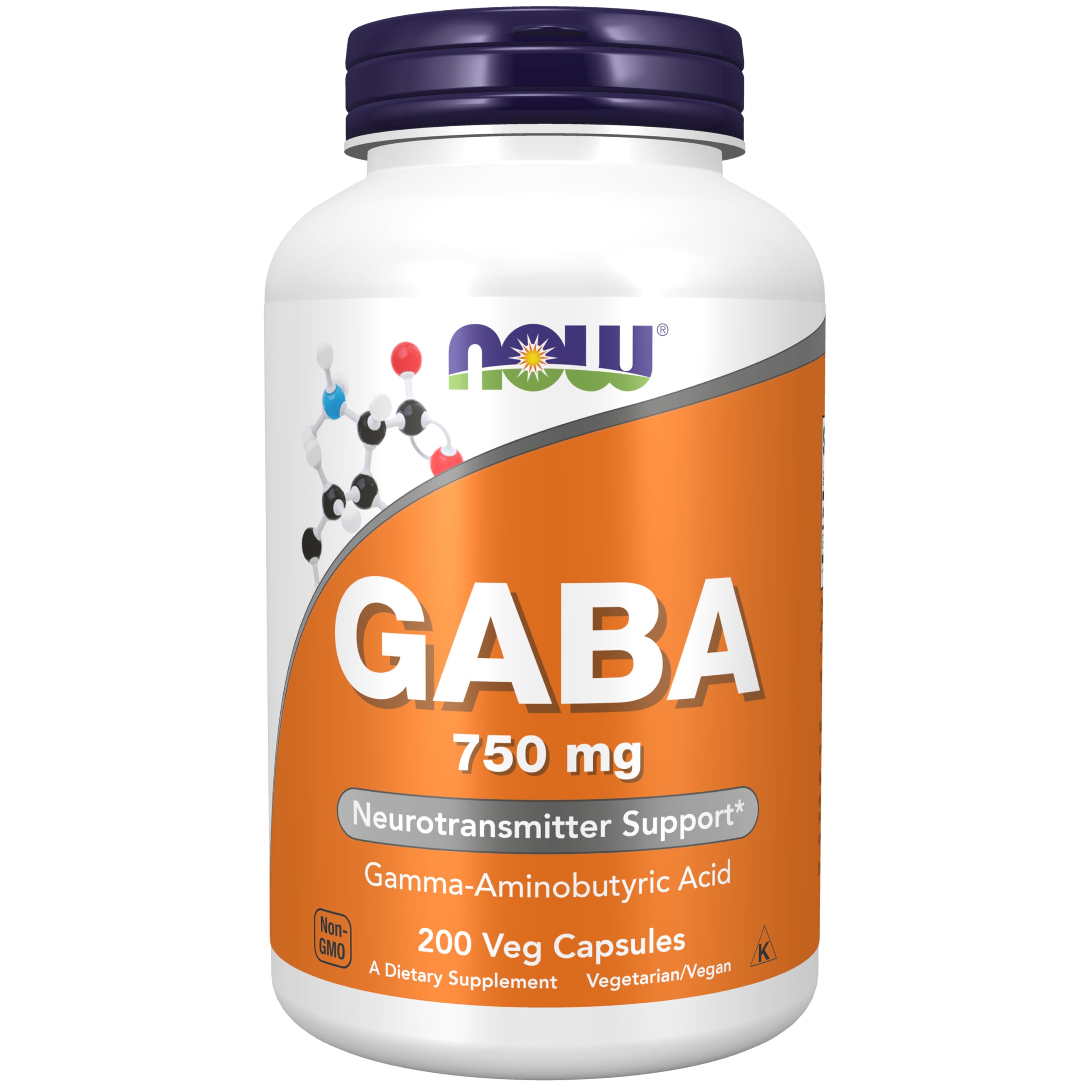 Foto 2 pulgar | Suplemento Now Gaba Ácido Gamma-Aminobutírico 750 mg 200 Cápsulas - Venta Internacional