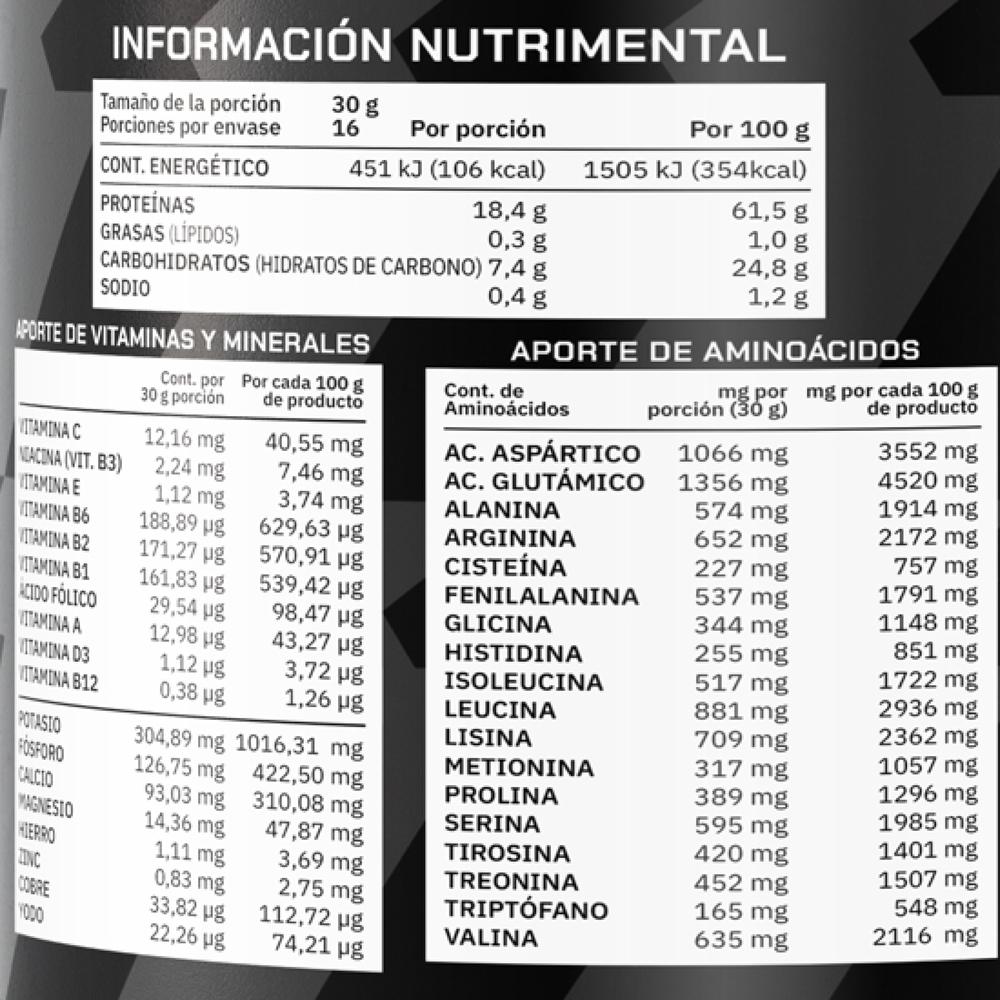 Foto 9 pulgar | Albumina de Huevo ProWinner 500 g sin Sabor