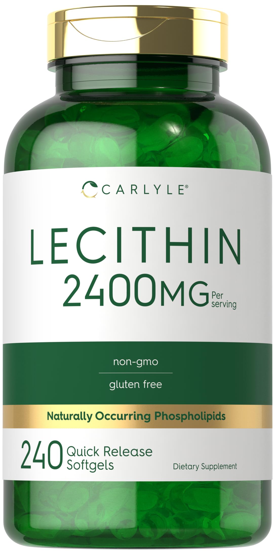 Foto 2 pulgar | Suplemento de Lecitina Carlyle 2400 mg 240 Cápsulas de Gelatina Blanda - Venta Internacional