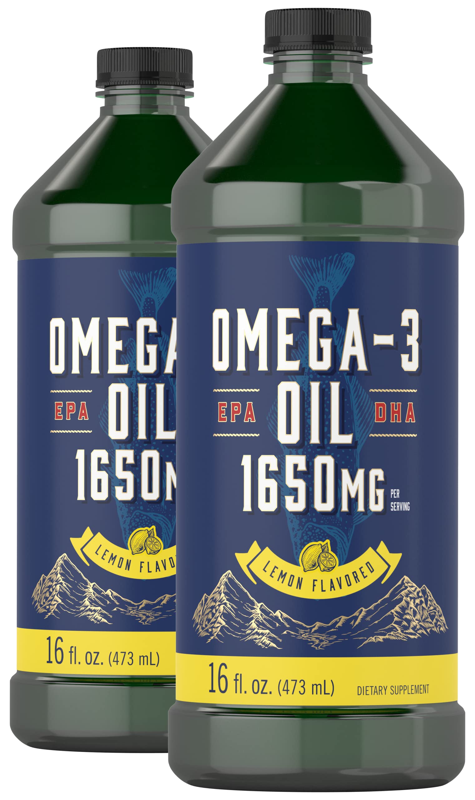 Foto 2 pulgar | Suplemento de Aceite de Pescado Carlyle Omega 3, 1650 Mg 946 ml Sabor A Limón - Venta Internacional