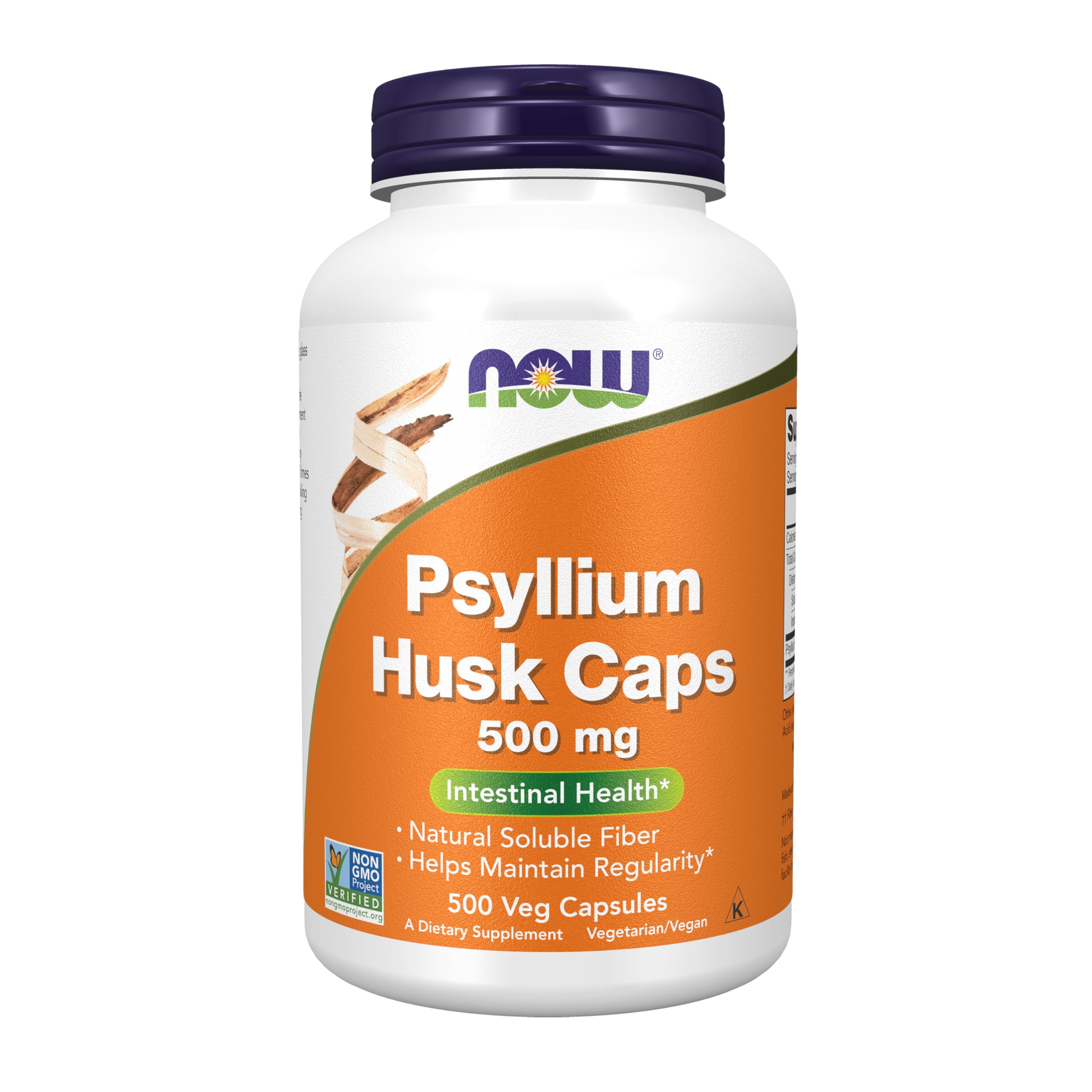 Foto 2 pulgar | Suplemento Now Cáscara De Psilio 500 mg 500 Cápsulas Vegetarianas - Venta Internacional