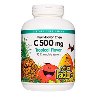 Foto 1 | Suplemento Masticable Natural Factors con Vitamina C para Niños 500 mg - Venta Internacional
