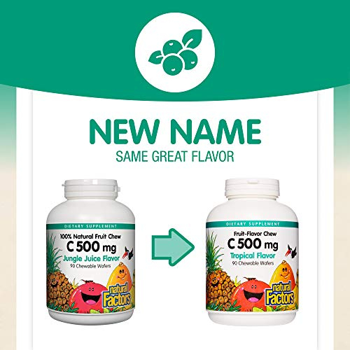 Foto 7 pulgar | Suplemento Masticable Natural Factors con Vitamina C para Niños 500 mg - Venta Internacional