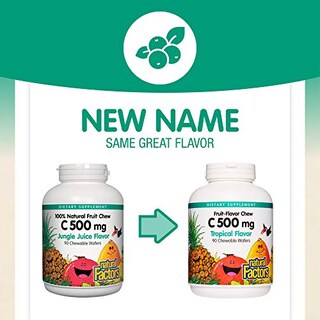 Foto 6 | Suplemento Masticable Natural Factors con Vitamina C para Niños 500 mg - Venta Internacional