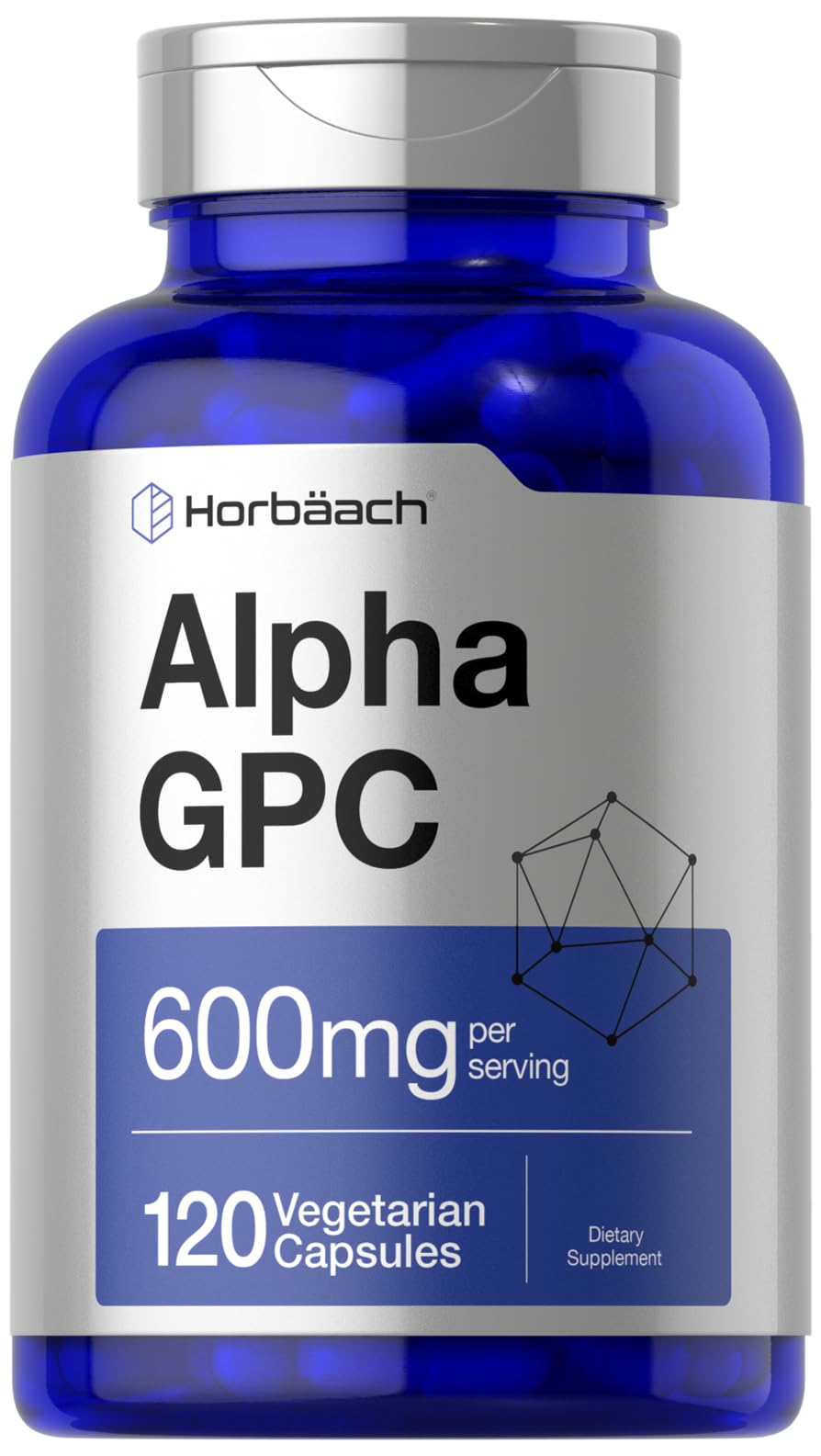 Foto 1 | Suplemento Horbäach Alpha Gpc 600 Mg 120 Cápsulas- Venta Internacional