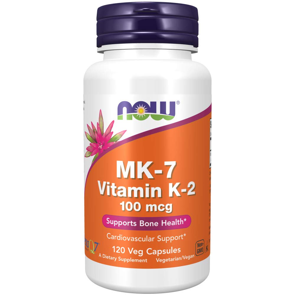 Foto 2 pulgar | Suplemento Now Mk-7 De Vitamina K-2 100 Mcg 120 Cápsulas Vegetarianas - Venta Internacional