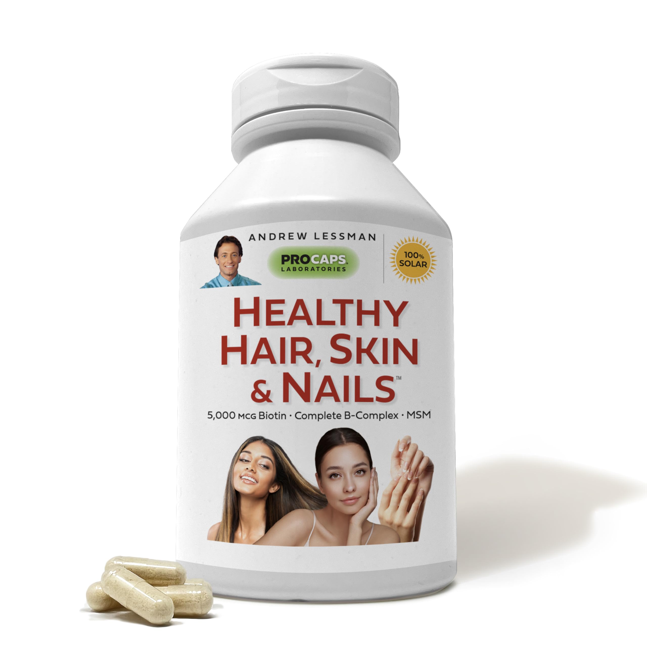 Foto 2 pulgar | Suplemento Andrew Lessman Para Cabello Piel Y Uñas Saludables 120 Cápsulas - Venta Internacional