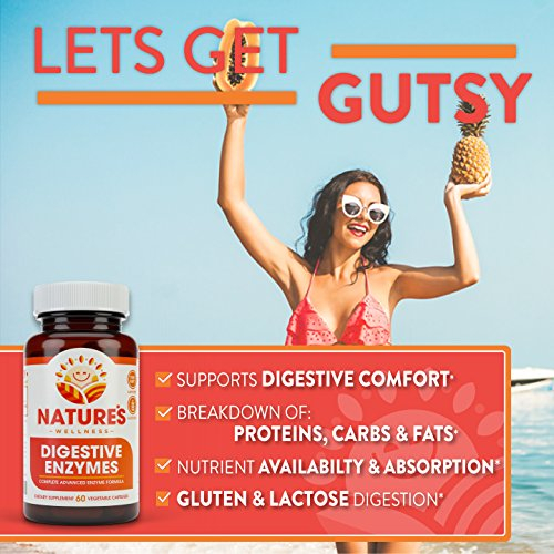 Foto 4 pulgar | Suplemento Natures Wellness Digestive Enzymes 60 Cápsulas-Venta Internacional
