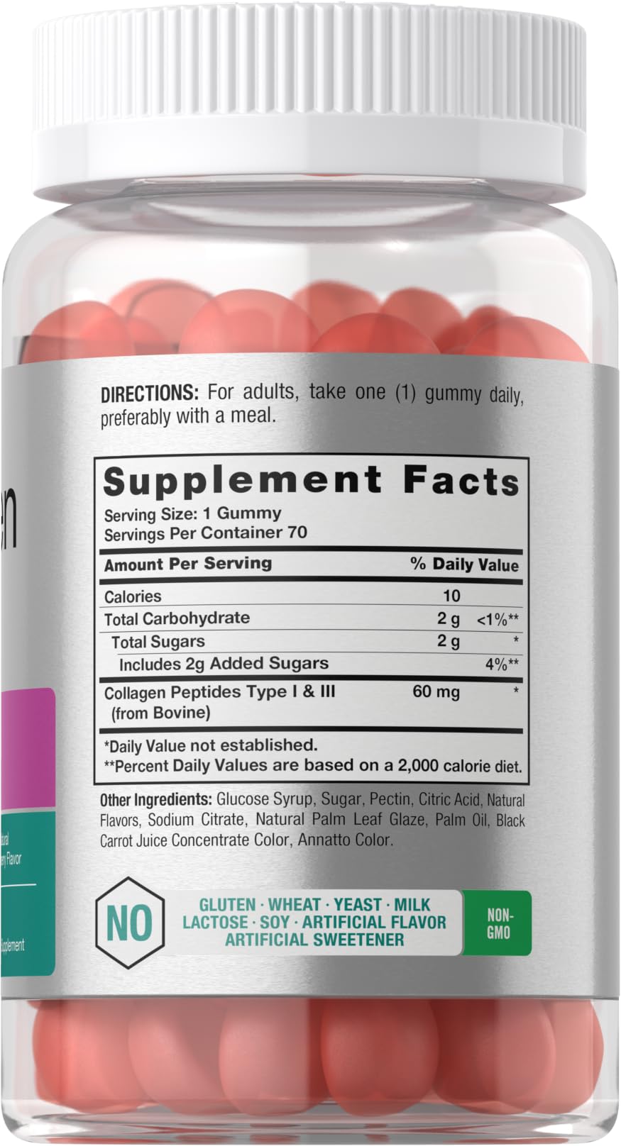 Foto 3 pulgar | Suplemento Horbaach Colageno Gummies Sabor a Fresa - Venta Internacional