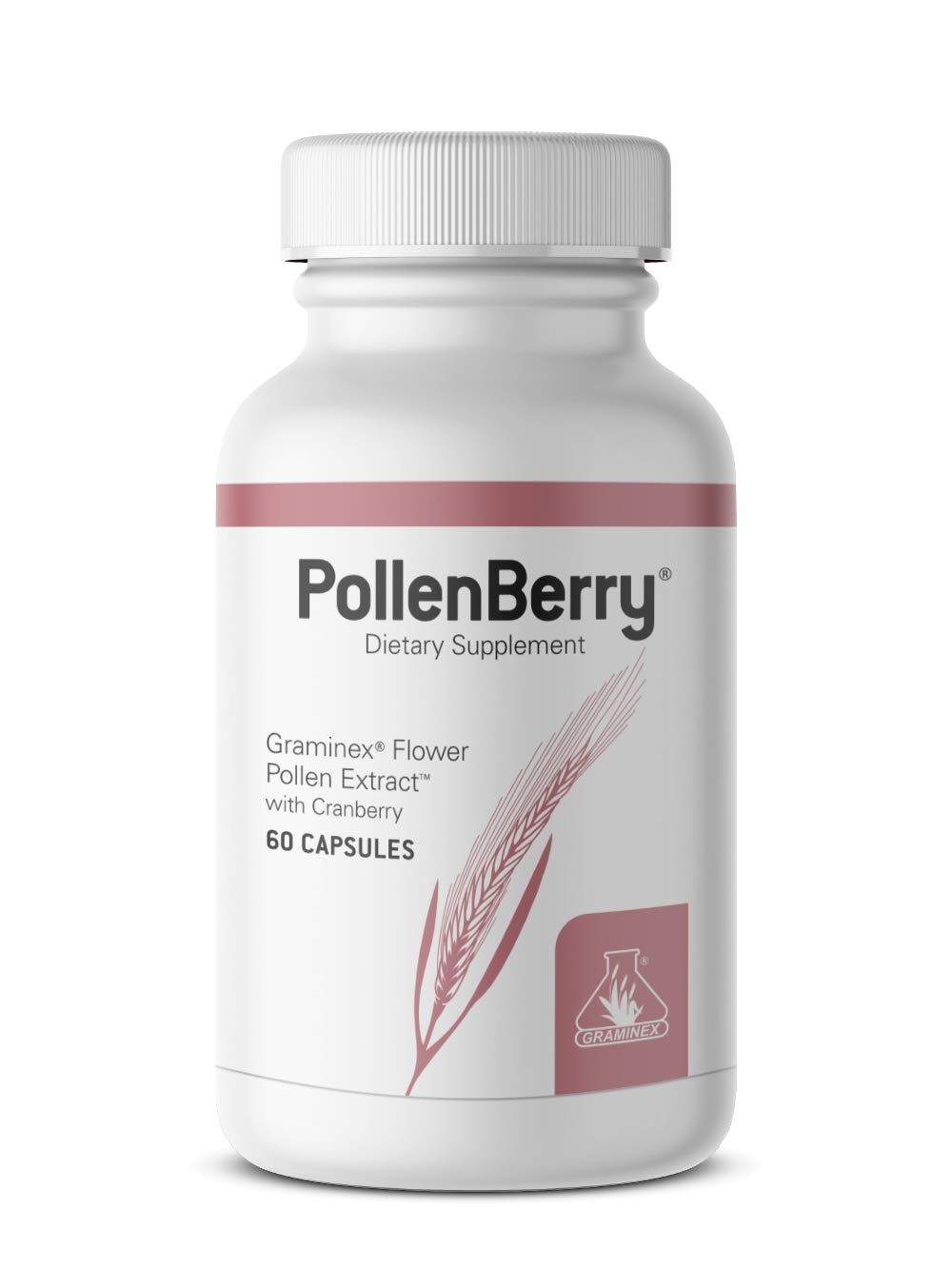 Suplemento Dietético Graminex Pollenberry G60 con Arándano 60 Cápsulas - Venta Internacional