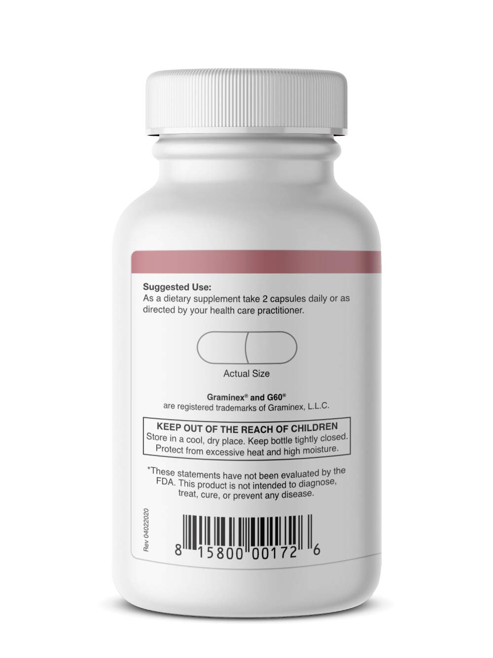 Foto 3 | Suplemento Dietético Graminex Pollenberry G60 con Arándano 60 Cápsulas - Venta Internacional