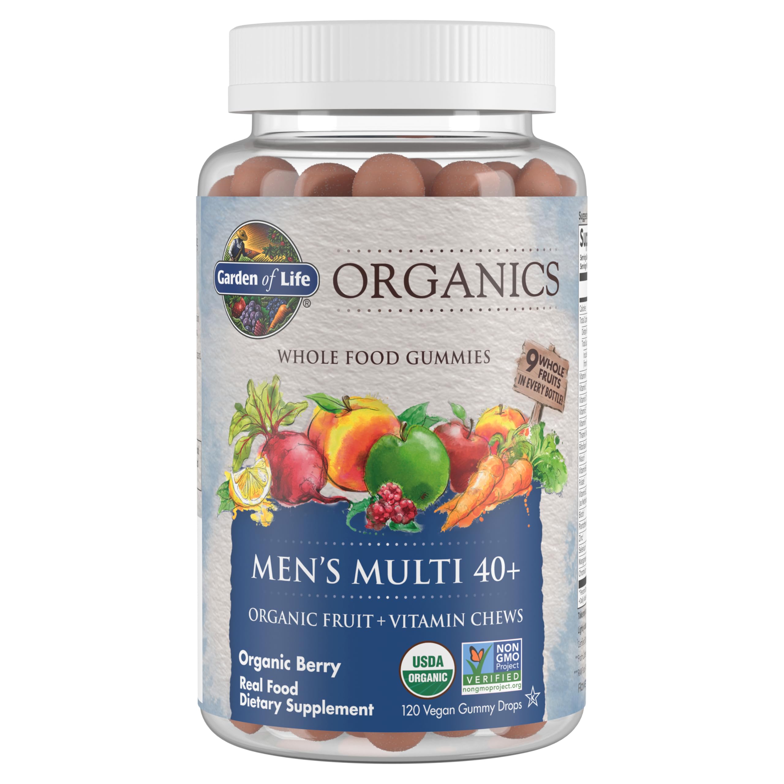 Foto 2 pulgar | Vitaminas Garden Of Life Organics para Hombre de 40 o Más Años 120 Gomitas - Venta Internacional