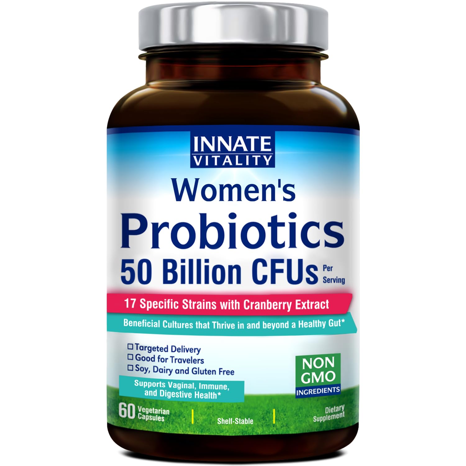 Foto 2 pulgar | Probióticos Innate Vitality para Mujeres 50 Mil Millones de Cfu 60 Cápsulas - Venta Internacional