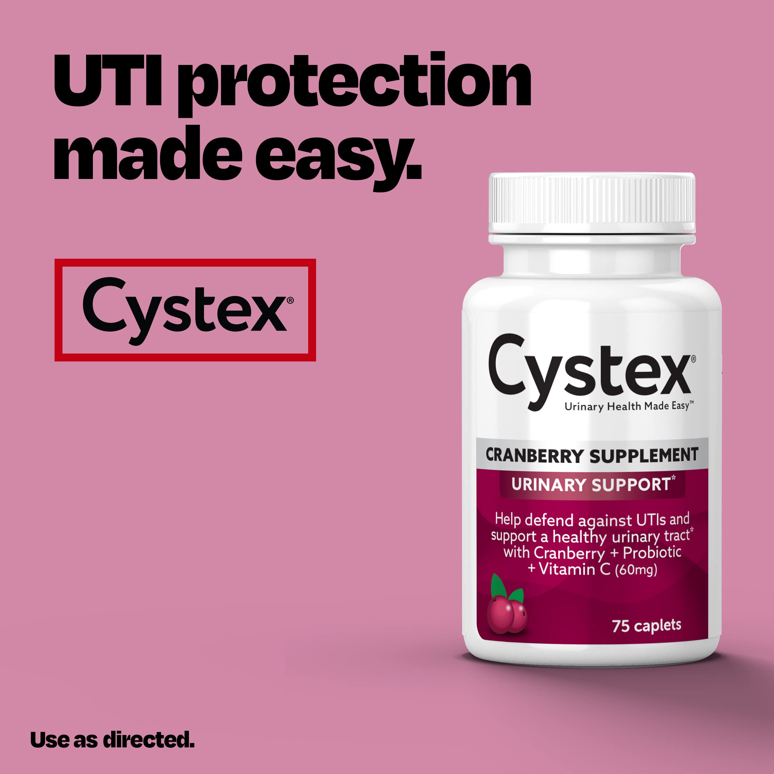 Foto 4 pulgar | Suplemento Cystex Cranberry Urinary Tract Health 75 Comprimidos - Venta Internacional