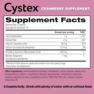 Foto 4 | Suplemento Cystex Cranberry Urinary Tract Health 75 Comprimidos - Venta Internacional