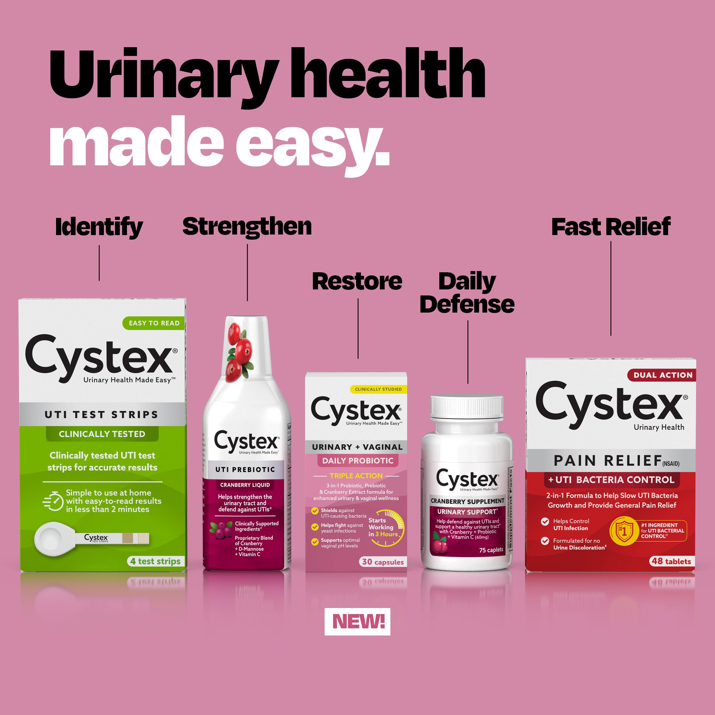 Foto 6 pulgar | Suplemento Cystex Cranberry Urinary Tract Health 75 Comprimidos - Venta Internacional
