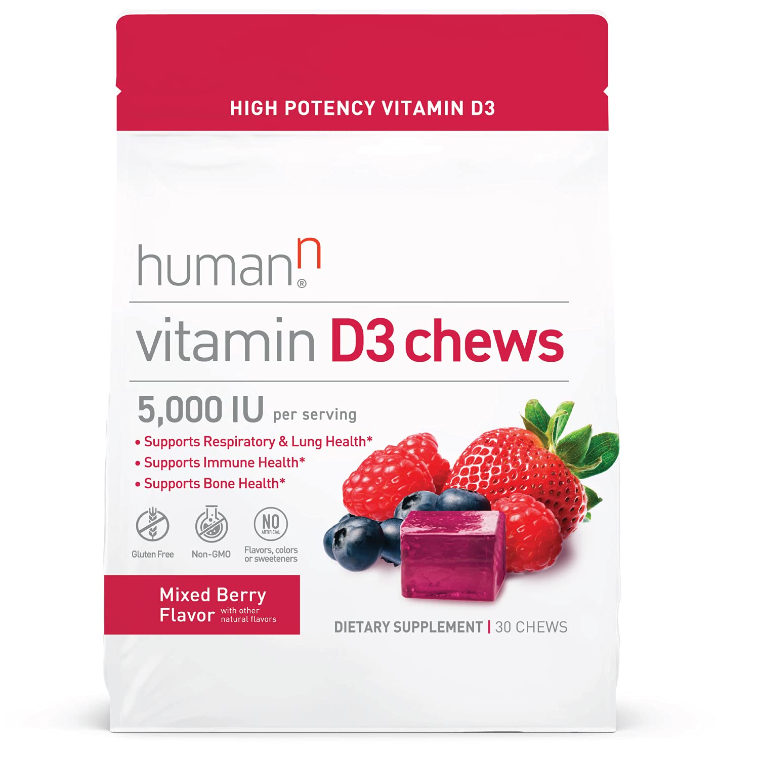Foto 2 pulgar | Masticables con Vitamina D3 Humann 5000 Ui 30 Unidades - Venta Internacional
