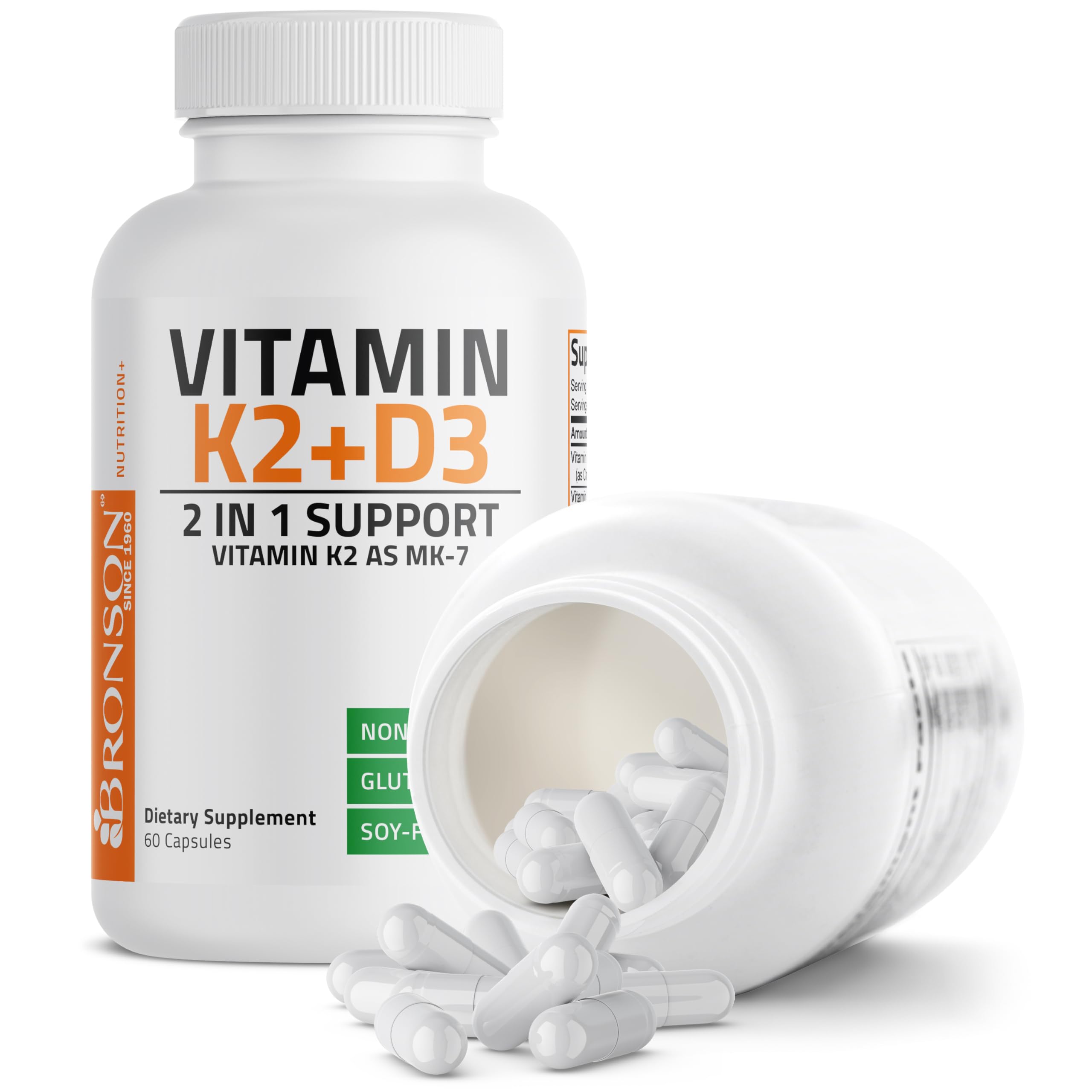 Foto 5 pulgar | Vitamina K2 y D3 5000 Ui 60 Cápsulas - Venta Internacional