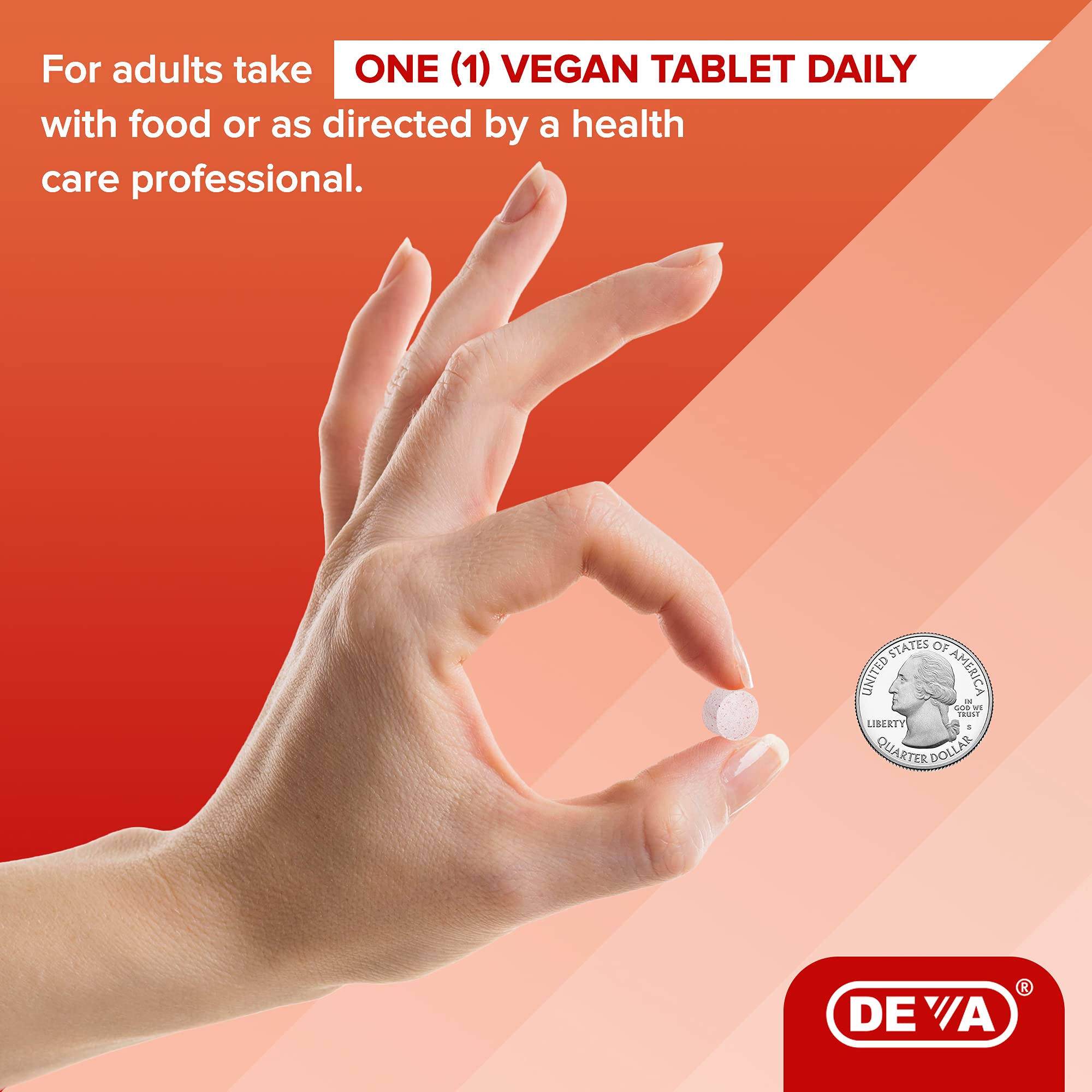 Foto 6 pulgar | Suplemento Deva de Vitamina B12 Vegana 1000 MCG 90 Comprimidos Paquete de 2 - Venta Internacional