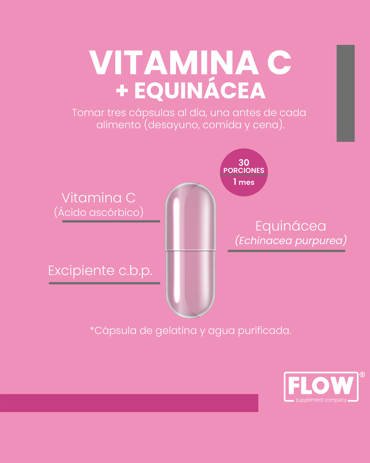 Foto 7 pulgar | Minerales Y Suplementos 3 Pack Flow Supplements - 270 Cápsulas Mix Immune Nac Triajo Y Vit C