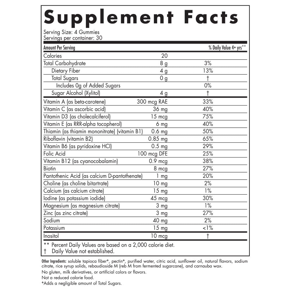 Foto 3 pulgar | Suplemento Gomitas Múltiples Zero Sugar Kids Nordic Naturals - Venta Internacional